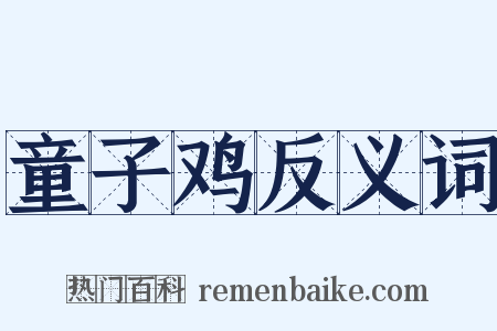 童子鸡反义词是什么意思的图片